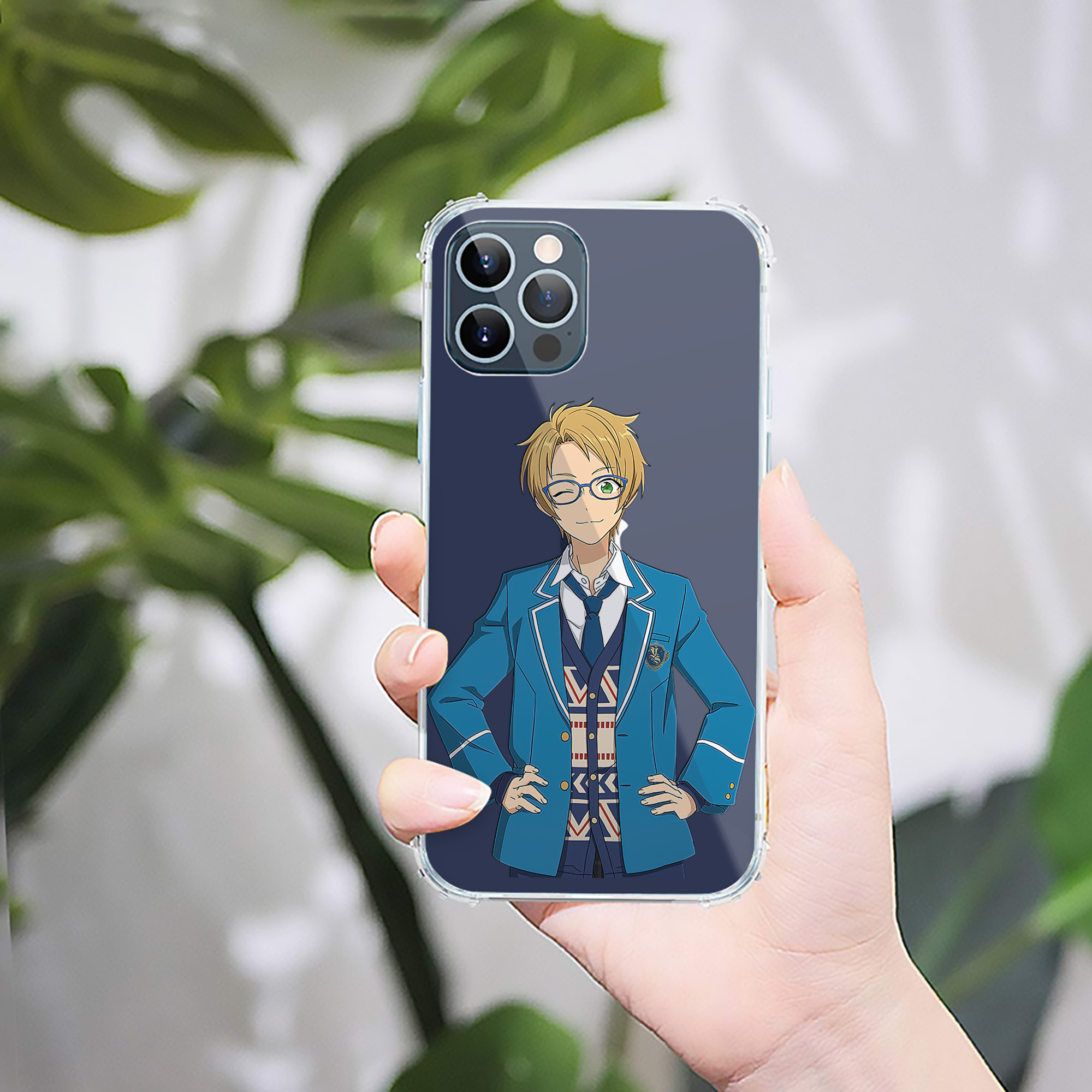 （画像用） あんさんぶるスターズ! Ensemble Stars 【iPhone 12シリーズ対応】透明スマホケース（クリアソフトケース）